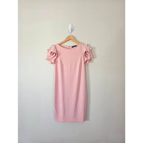 Pietro Brunelli Salisburgo Maternity Dress Size Small Pink Knee Length NEW - Picture 2 of 6